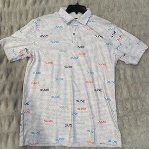 Dude Wipes polo size L